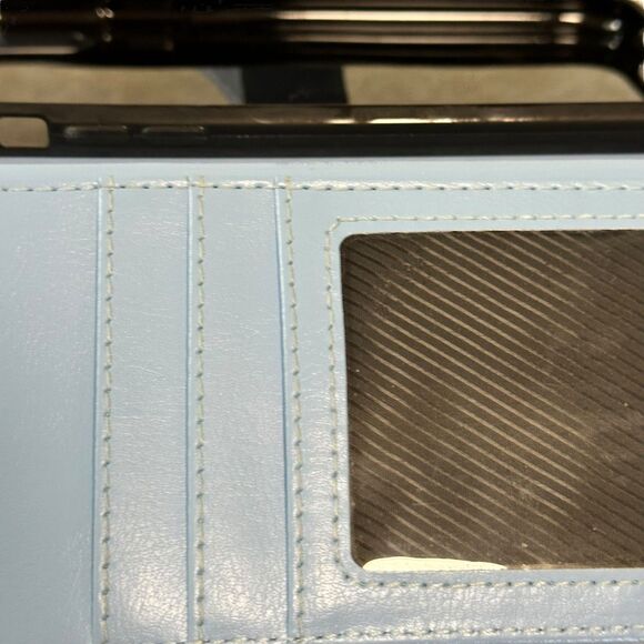 ULAK iPhone XR Marble Faux Leather Wallet Case Wristlet - Picture 8 of 9